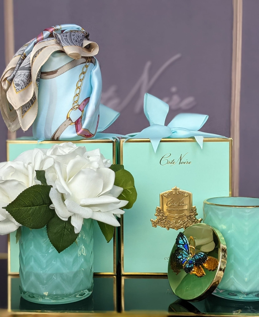 "Côte Noire" - Vela de Lujo Jade con Pañuelo